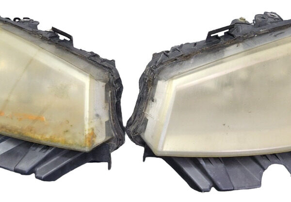 Par Farolas Para Reparar Con Motor Renault Megane 2 2005 Ambos Lados