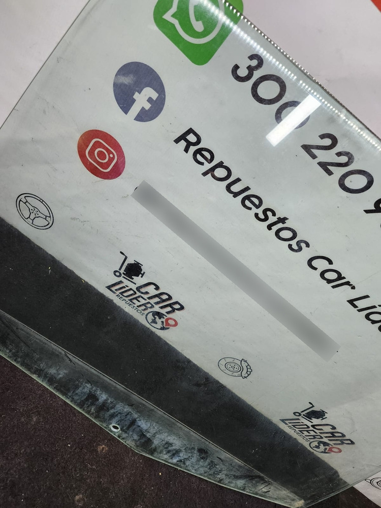 Vidrio Puerta Trasera Derecho Ford Ecosport 2008 2.0 Mt