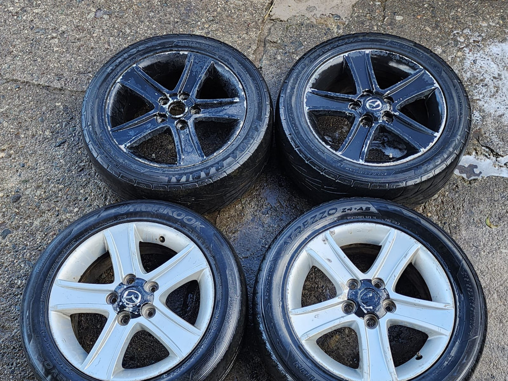 Juego Rines Rin X4 Unidades 5 Pernos Mazda 6 2007 2.0 At Negro - Image 6
