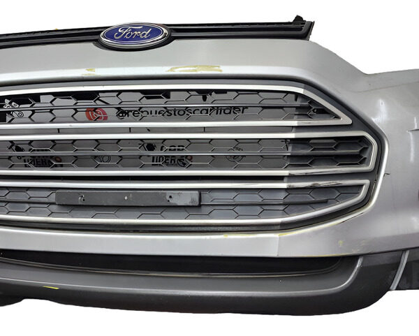 Bumper Delantero Con Parilla Y Logo Ford Ecosport  2017  Mt Plateado