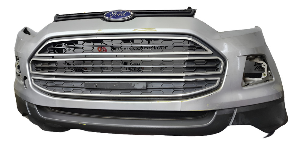 Bumper Delantero Con Parilla Y Logo Ford Ecosport  2017  Mt Plateado