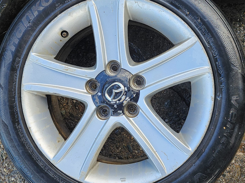 Juego Rines Rin X4 Unidades 5 Pernos Mazda 6 2007 2.0 At Negro - Image 3