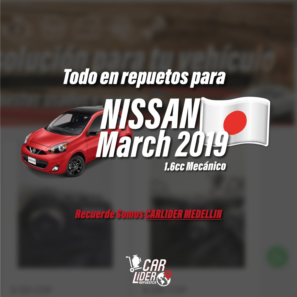 Empaque Panorámico Delantero Nissan March 2019 - Image 2
