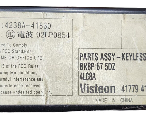 Modulo Alarma Llave Control Transponder Mazda 3 2005 2.0 At