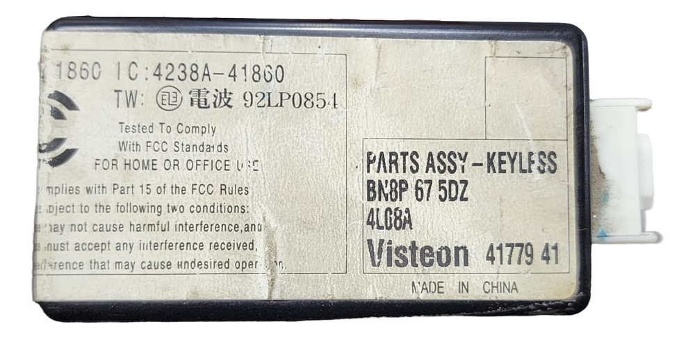 Modulo Alarma Llave Control Transponder Mazda 3 2005 2.0 At