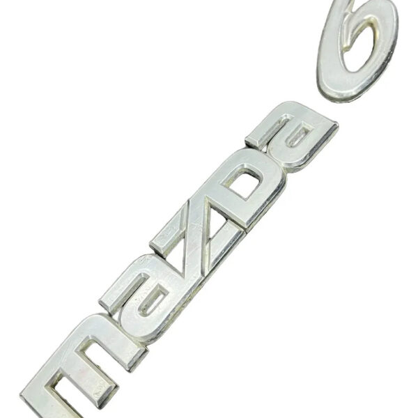 Emblema Trasero Mazda 6 Original Mazda 6 2006 2.0at Plateado