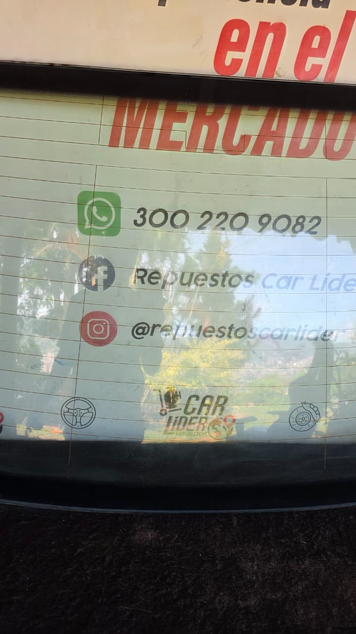 Vidrio trasero desempañador eléctrico Chevrolet Optra 1.4 2005 MT