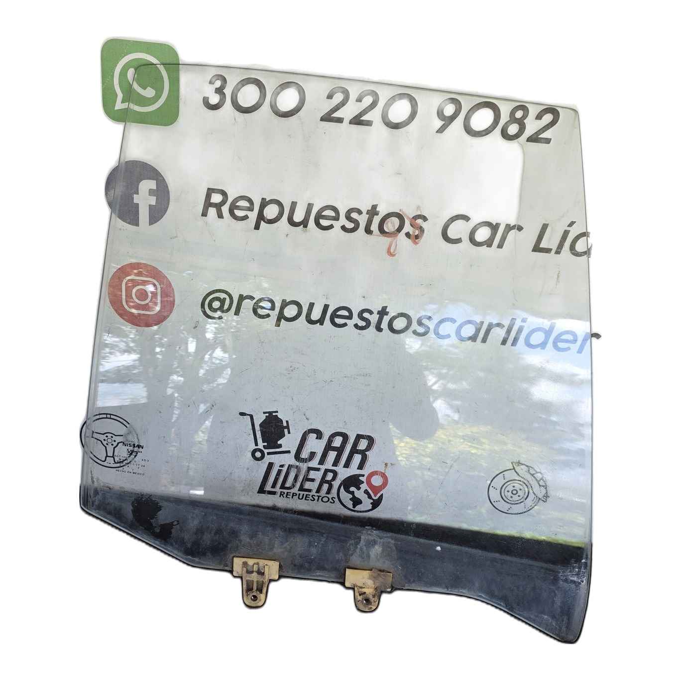Vidrio Puerta Trasero Derecho Nissan Sentra 1.6 1994 MT