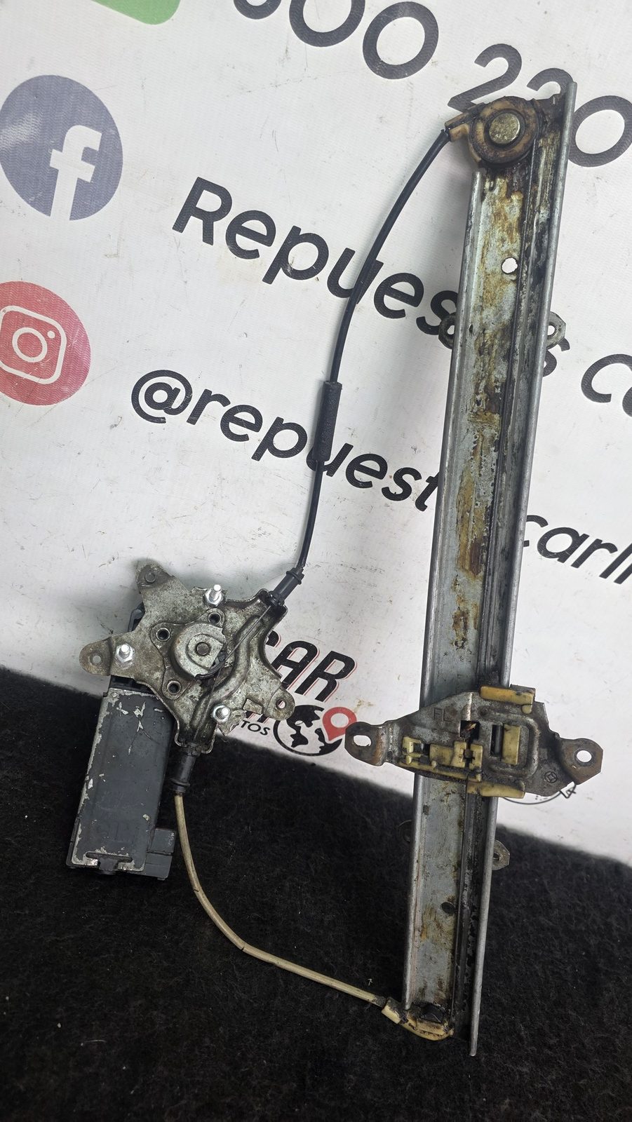 Cremallera Motor Elevavidrio Delantero Izq Nissan Sentra B13 1.6 1994 MT