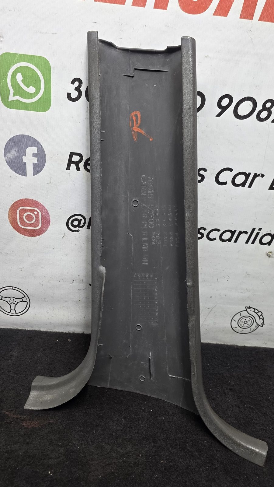 Cobertor Cinturon Inferior Delantero Derecho Nissan Sentra B13 1.6 1994 MT