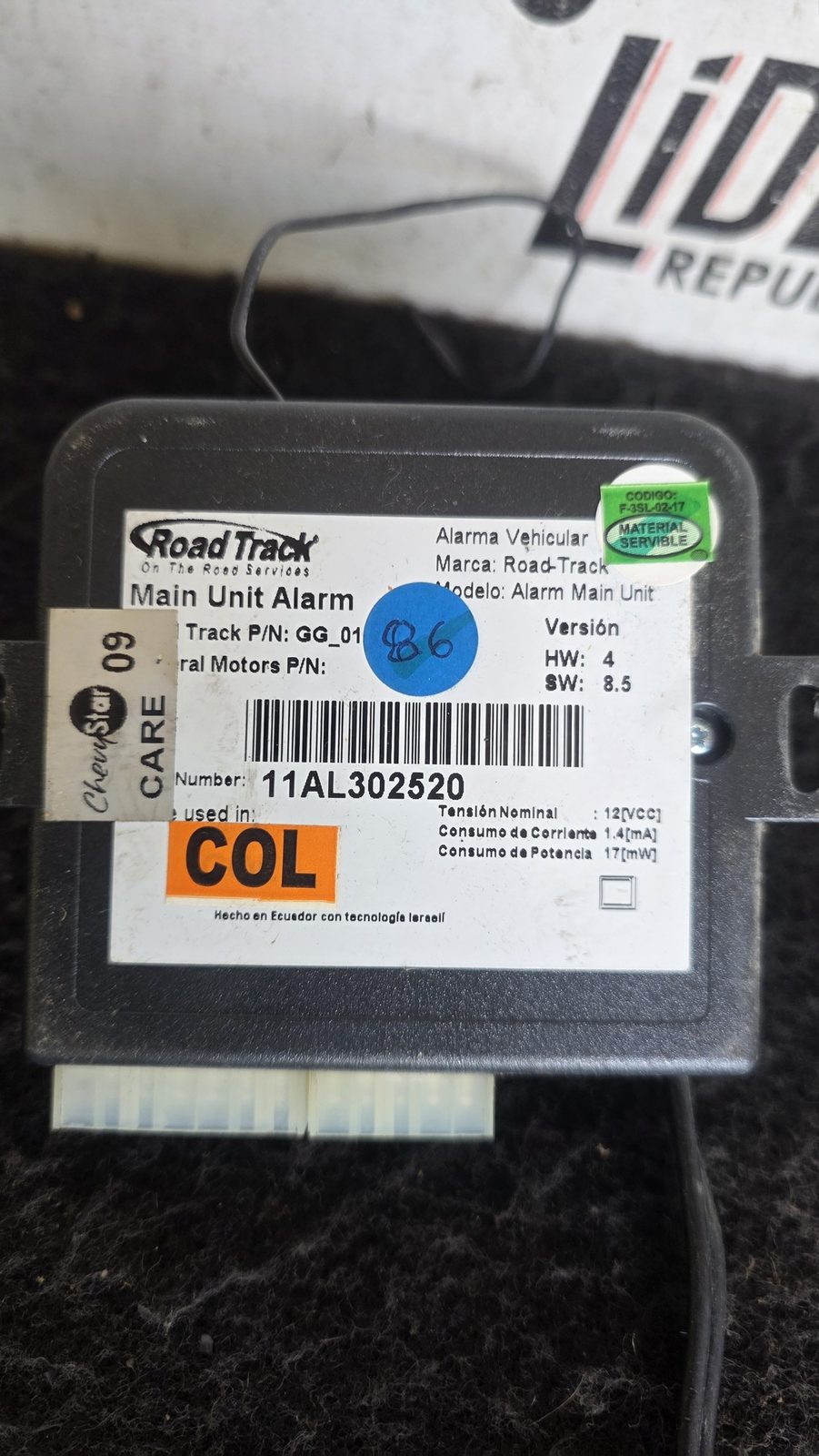 Modulo Gps Chevystar Chevrolet Aveo GT 1.6 2011 MT