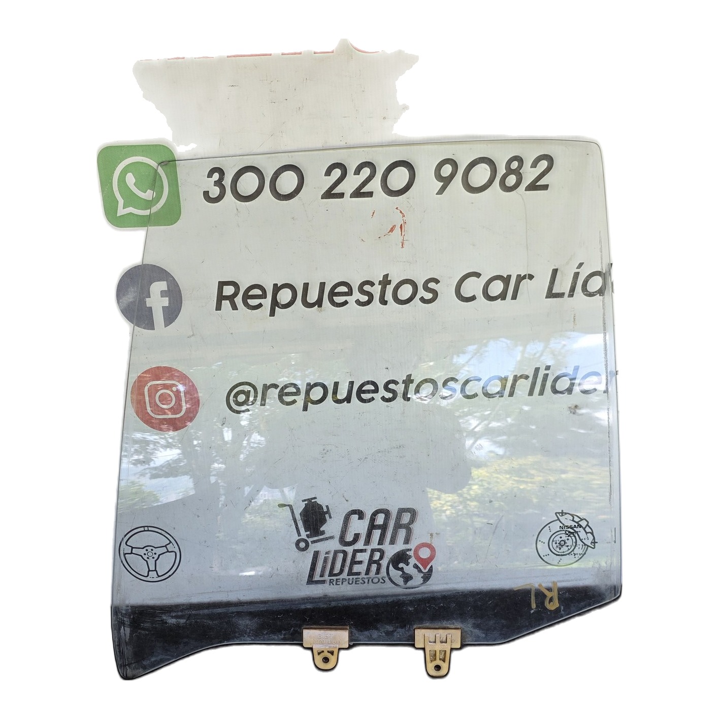 Vidrio Puerta Trasero Izquierdo Nissan Sentra 1.6 1994 MT